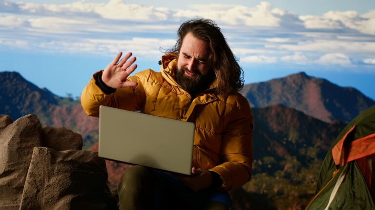 Mountain adventurer prioritizes his online business safety (1) (1)